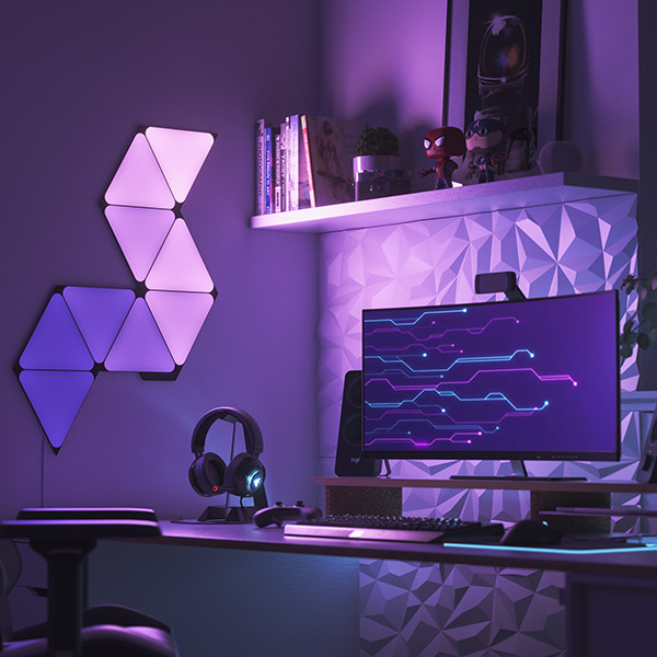 Nanoleaf Shapes Ultra Black Triangles | 9 stuks | Startset